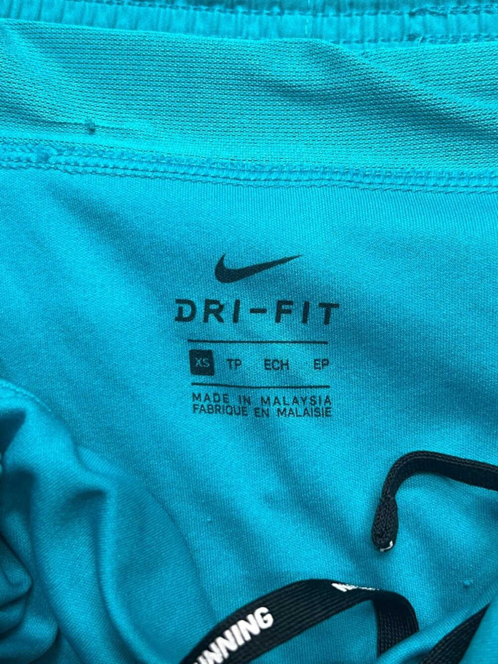 Nike Dri-Fit Teal Green Lined Nike Running Athletic Activewear Shorts Size XS - Picture 3 of 10